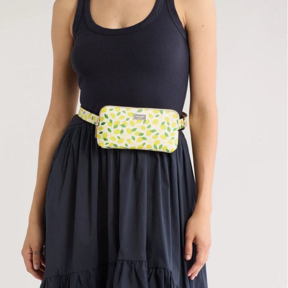 Kate Spade New York Leather Lemon Belt Bag